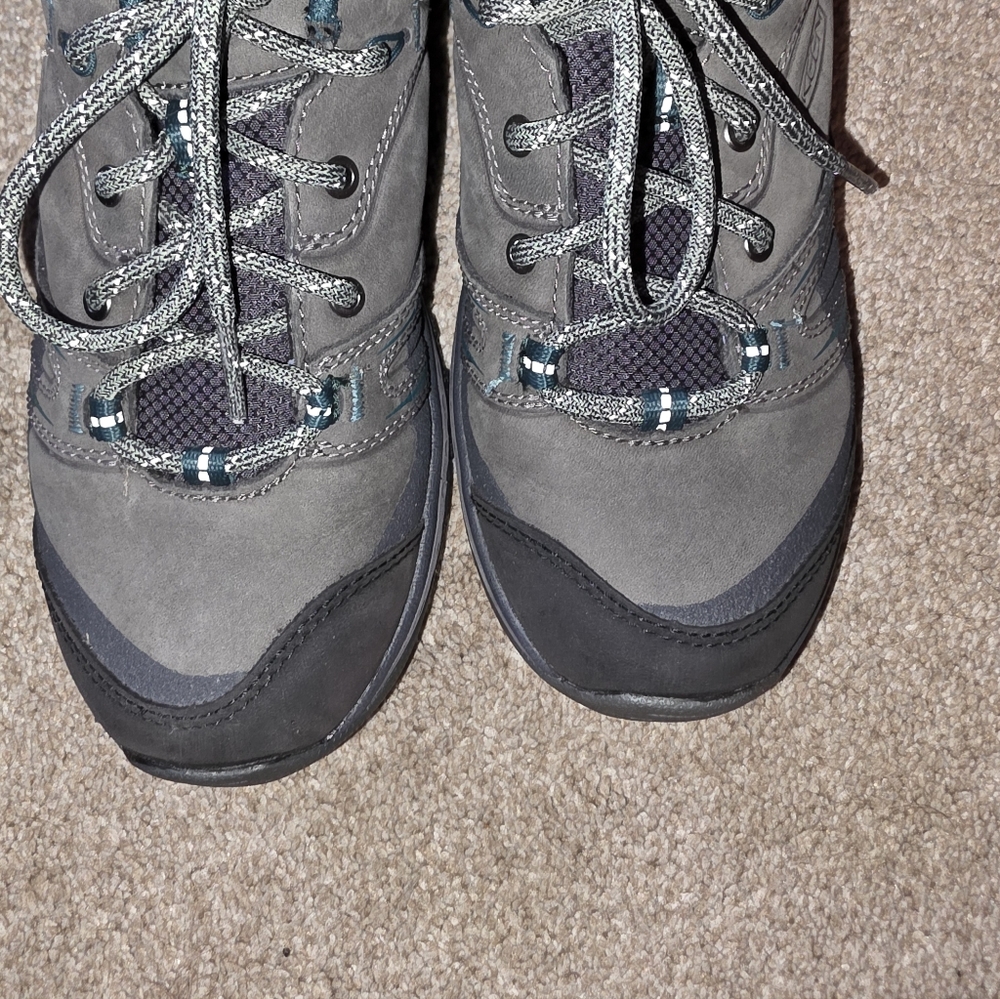 Keen Waterproof Hiking shoes Size 6 Blue Gray - Picture 4 of 12